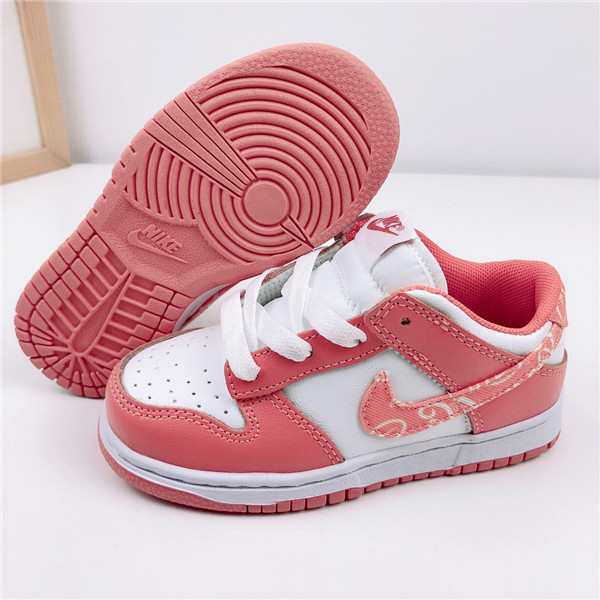 Youth Running Weapon SB Dunk Red/White Shoes 014